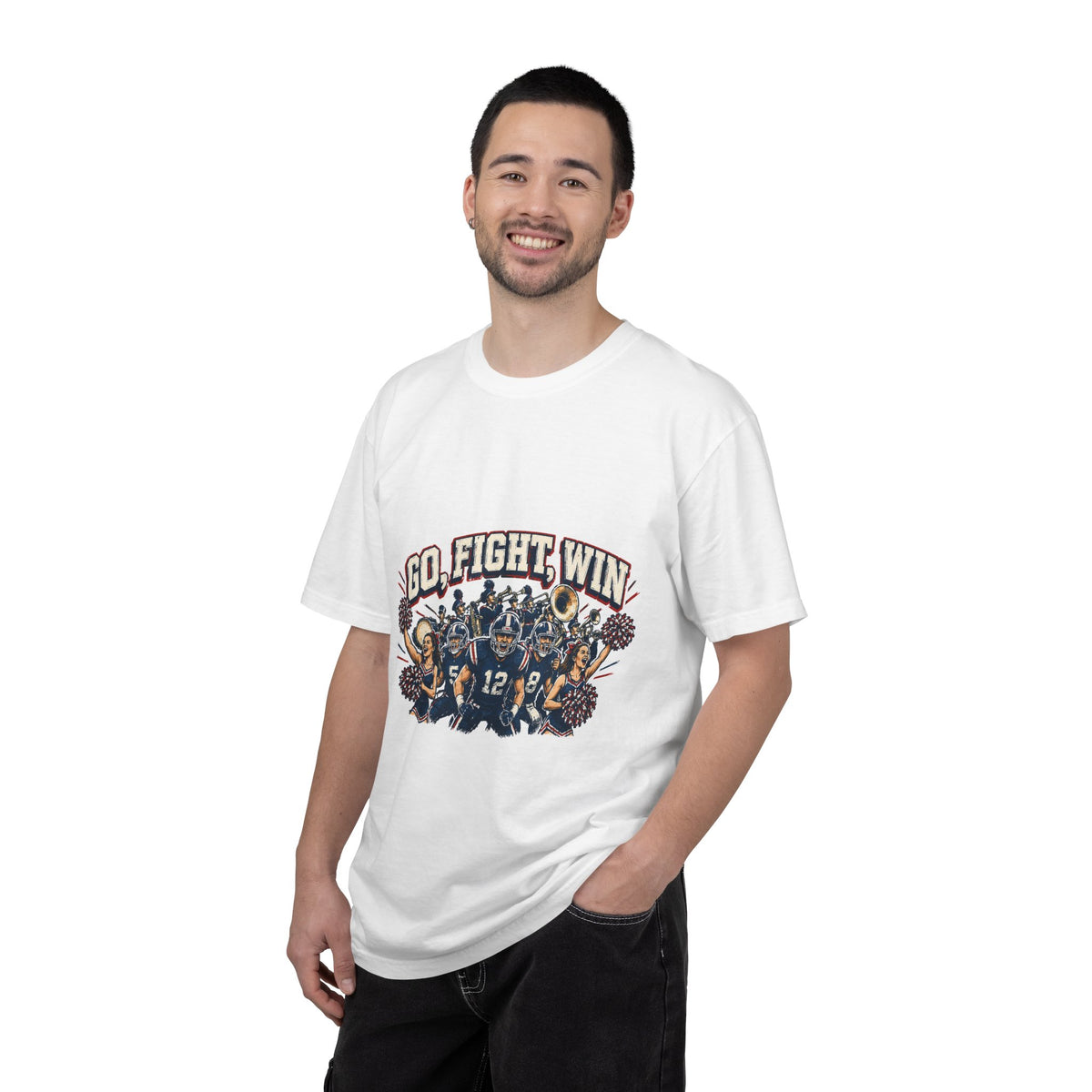 Go Fight Win Football Team T-Shirt