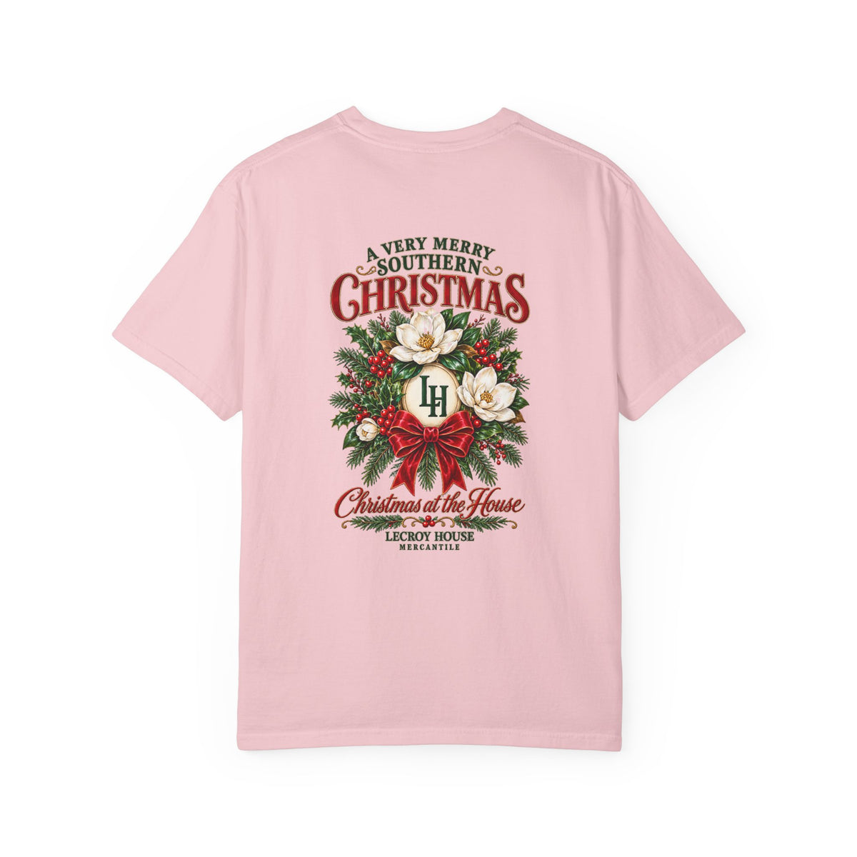 Christmas Magnolia T-Shirt — “A Very Merry Southern Christmas” Holiday Tee