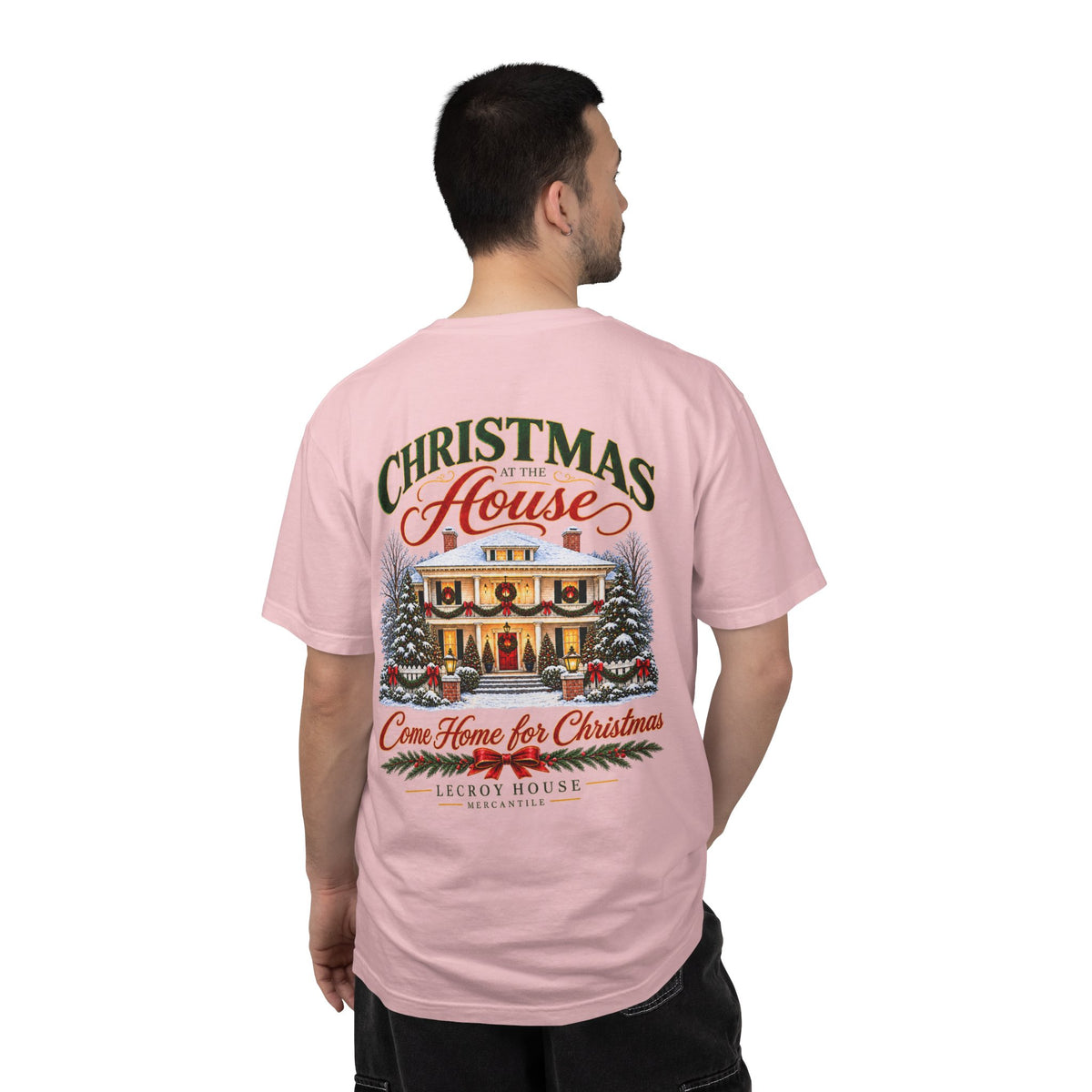 Christmas at the House T-Shirt — “Come Home for Christmas” Holiday Tee