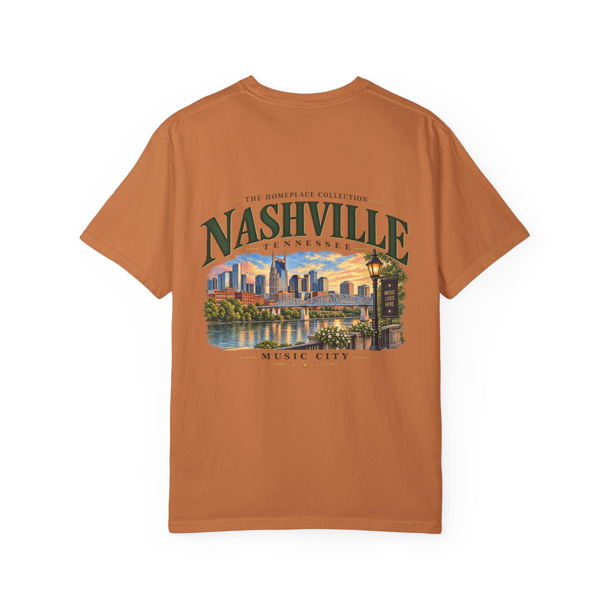 Nashville Skyline T-Shirt — Music City Souvenir Tee