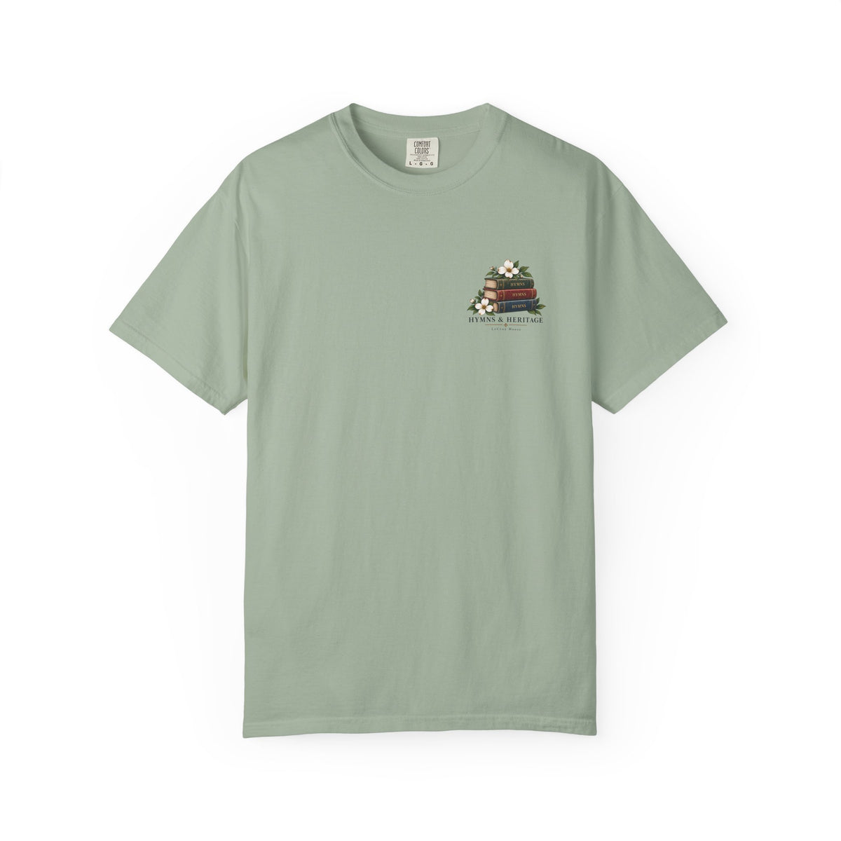 The Old Hymns T-Shirt — Vintage Hymnal Stack Christian Music Tee