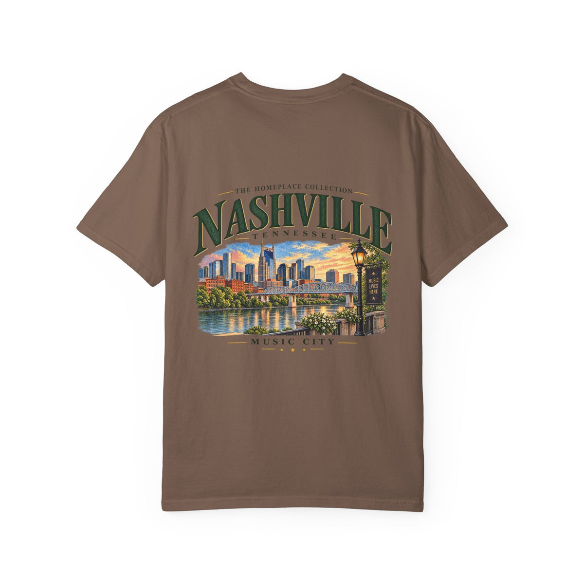 Nashville Skyline T-Shirt — Music City Souvenir Tee