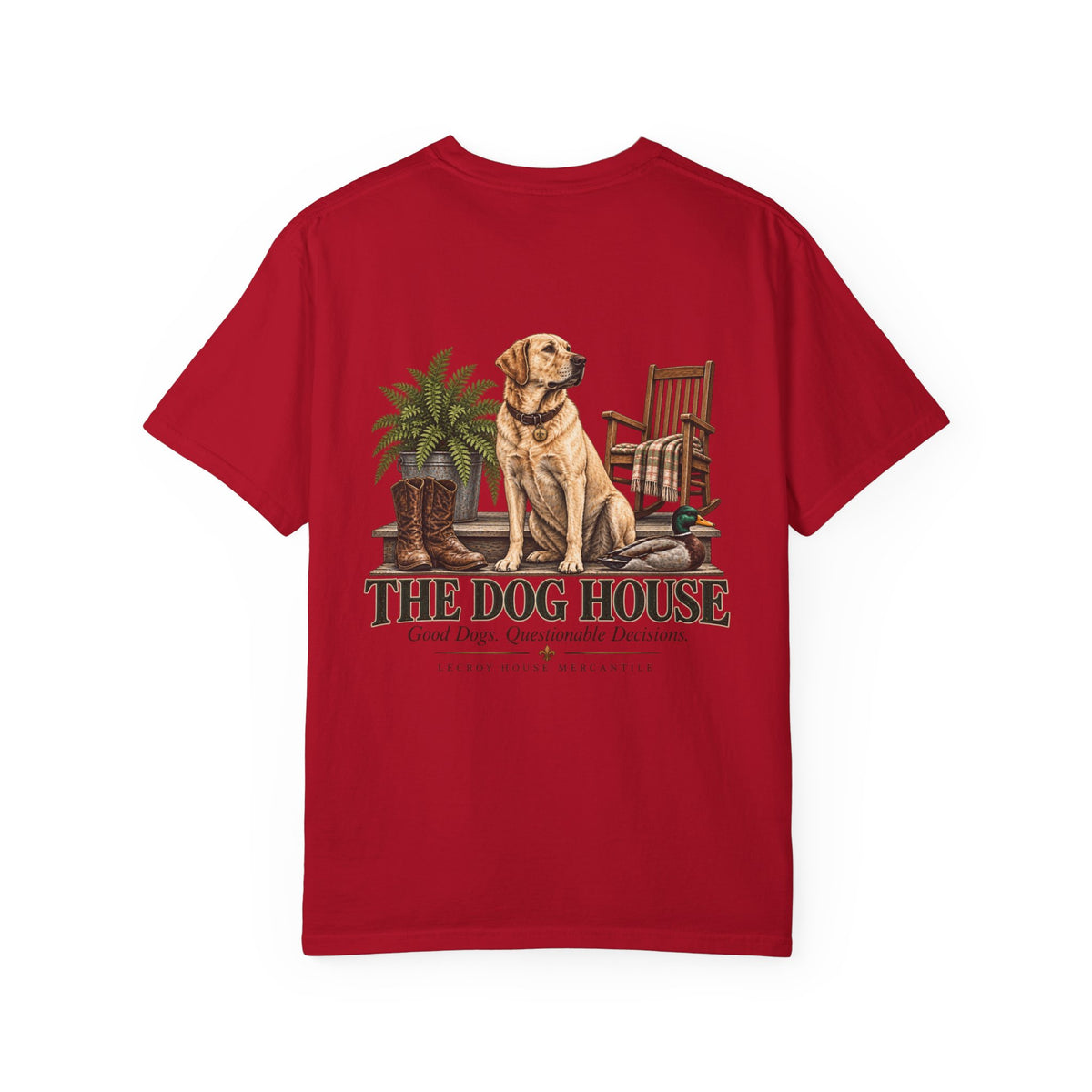 Dog House Graphic T-Shirt — 'The Dog House' Labrador Design