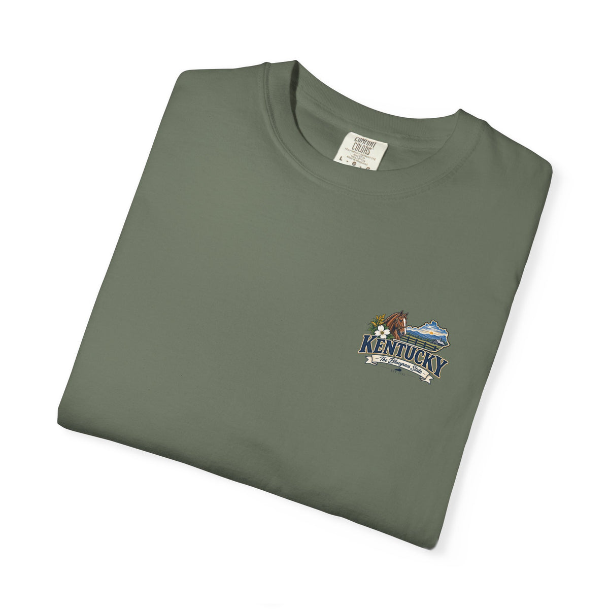 Kentucky Scenic Horseback T-Shirt — The Bluegrass State Graphic Tee