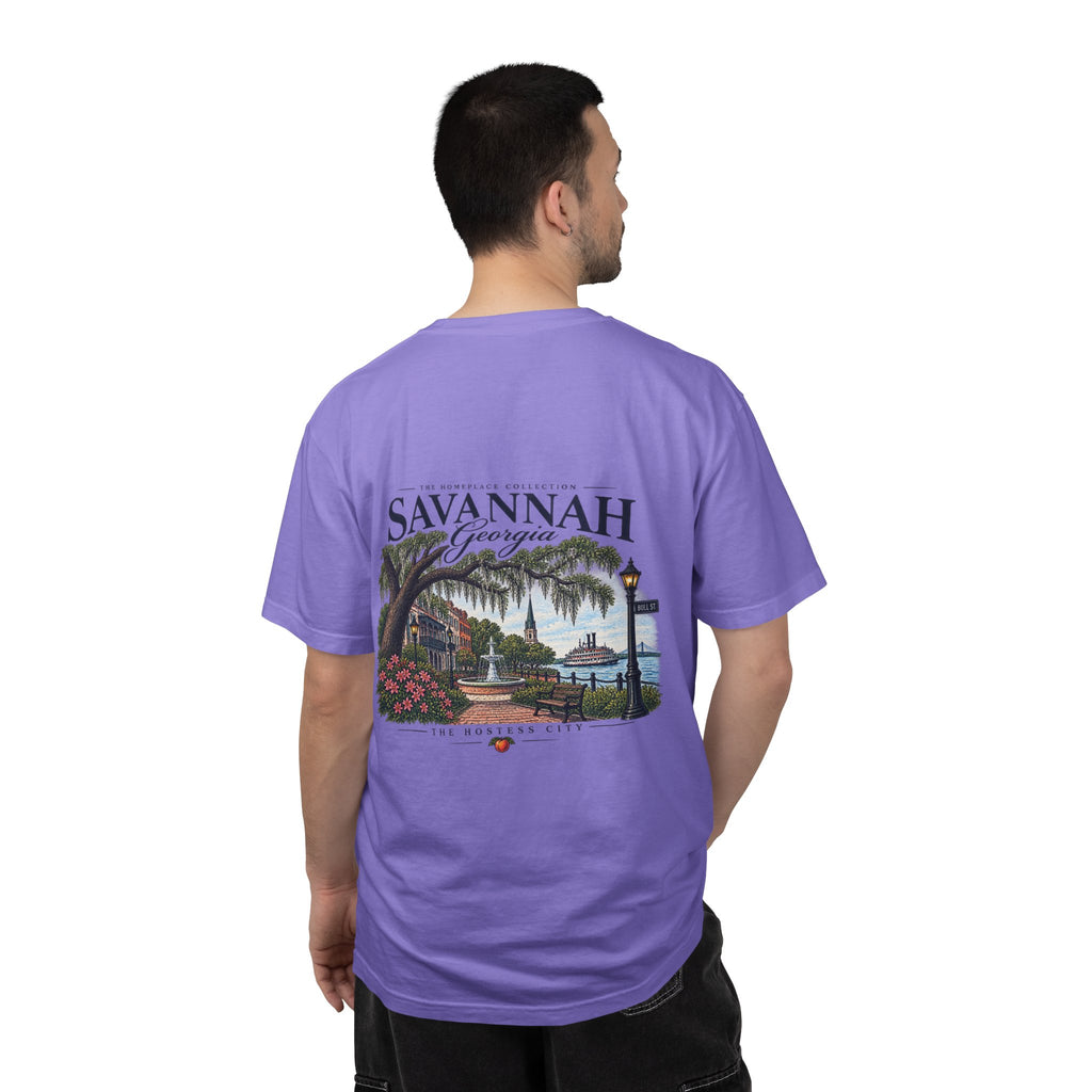 Savannah Georgia Scenic T-Shirt — Riverfront Ogeechee Park Design