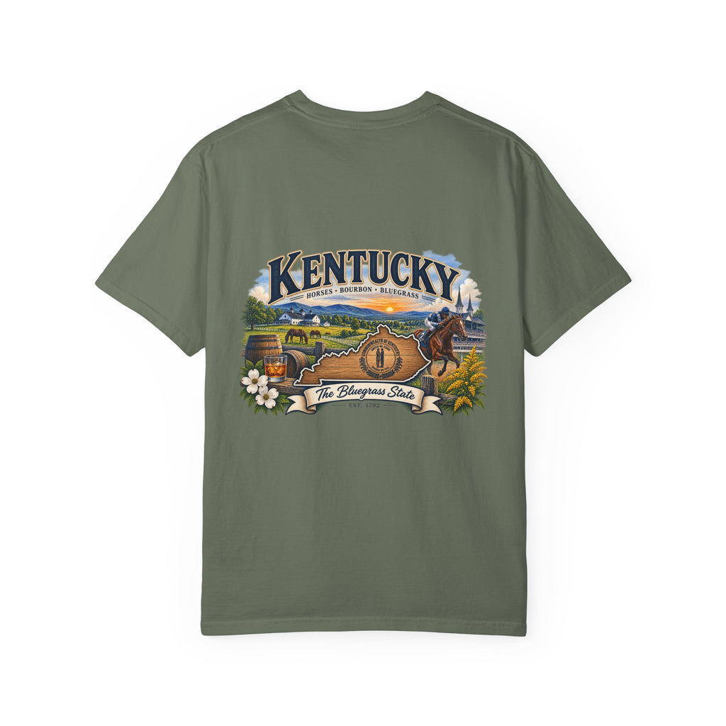 Kentucky Scenic Horseback T-Shirt — The Bluegrass State Graphic Tee