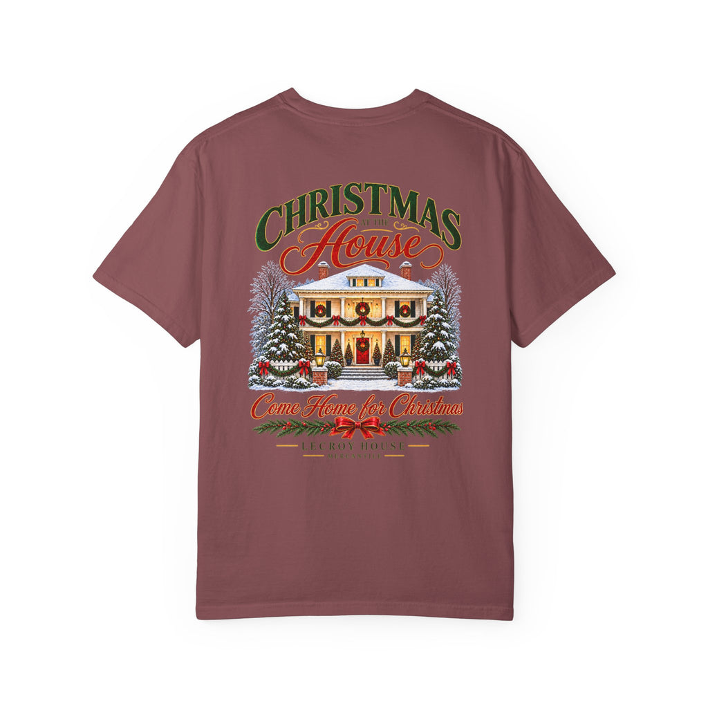 Christmas at the House T-Shirt — “Come Home for Christmas” Holiday Tee
