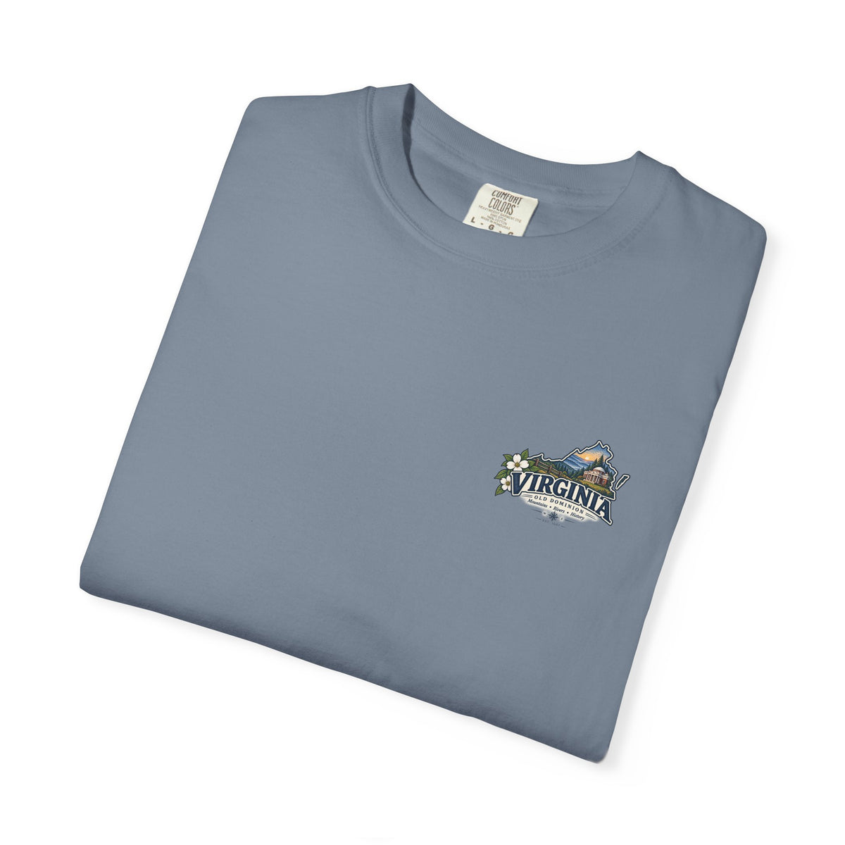 Virginia Scenic T-Shirt — Retro State Pride Design