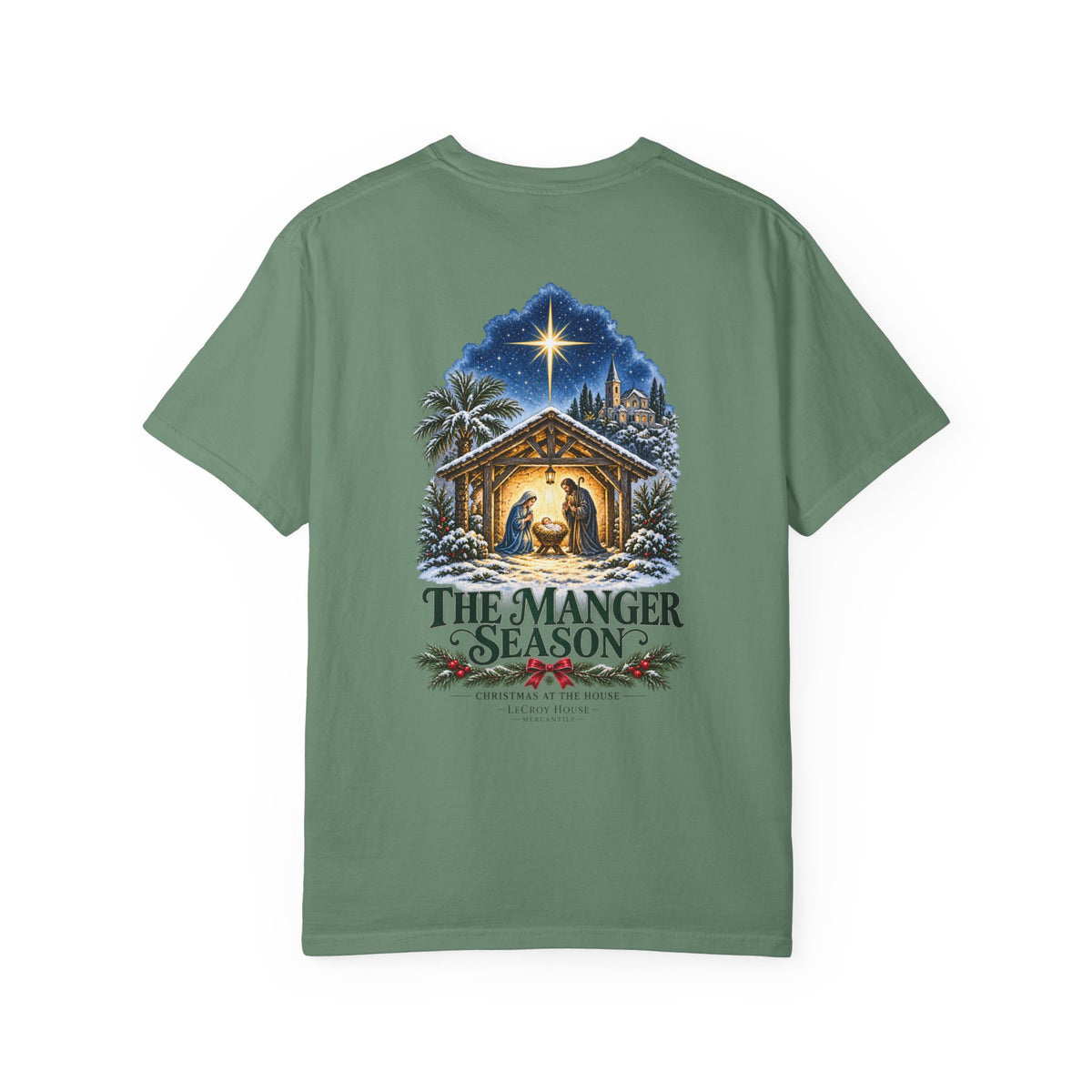 Christmas Nativity T-Shirt — "The Manger Season" Holiday Tee