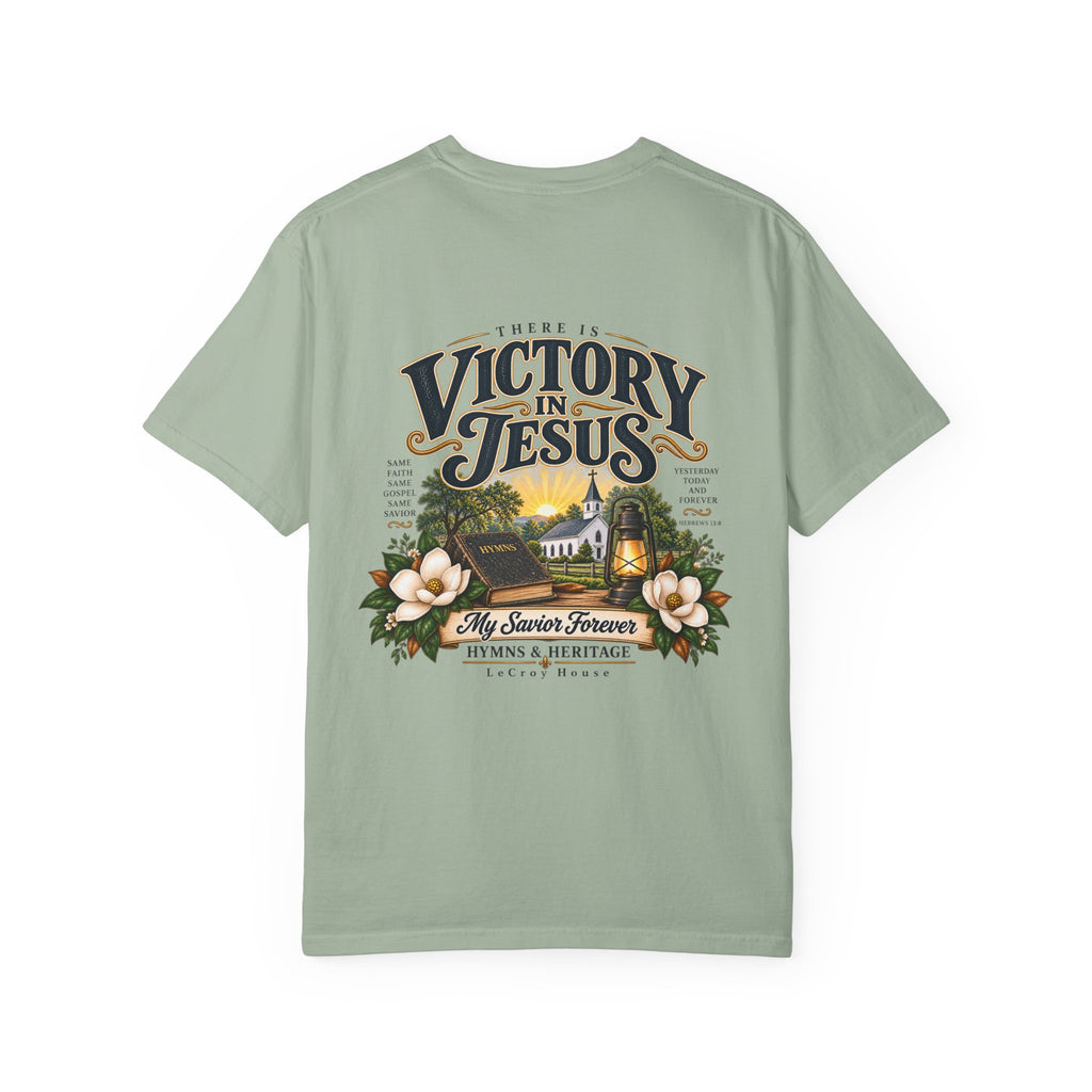 Victory in Jesus T-Shirt — Christian Faith Graphic Tee
