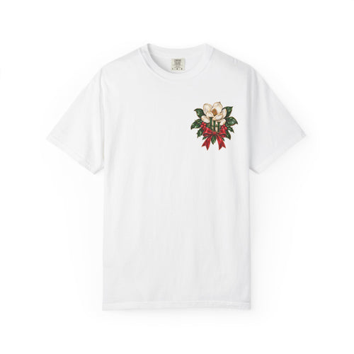 Christmas Magnolia T-Shirt — “A Very Merry Southern Christmas” Holiday Tee