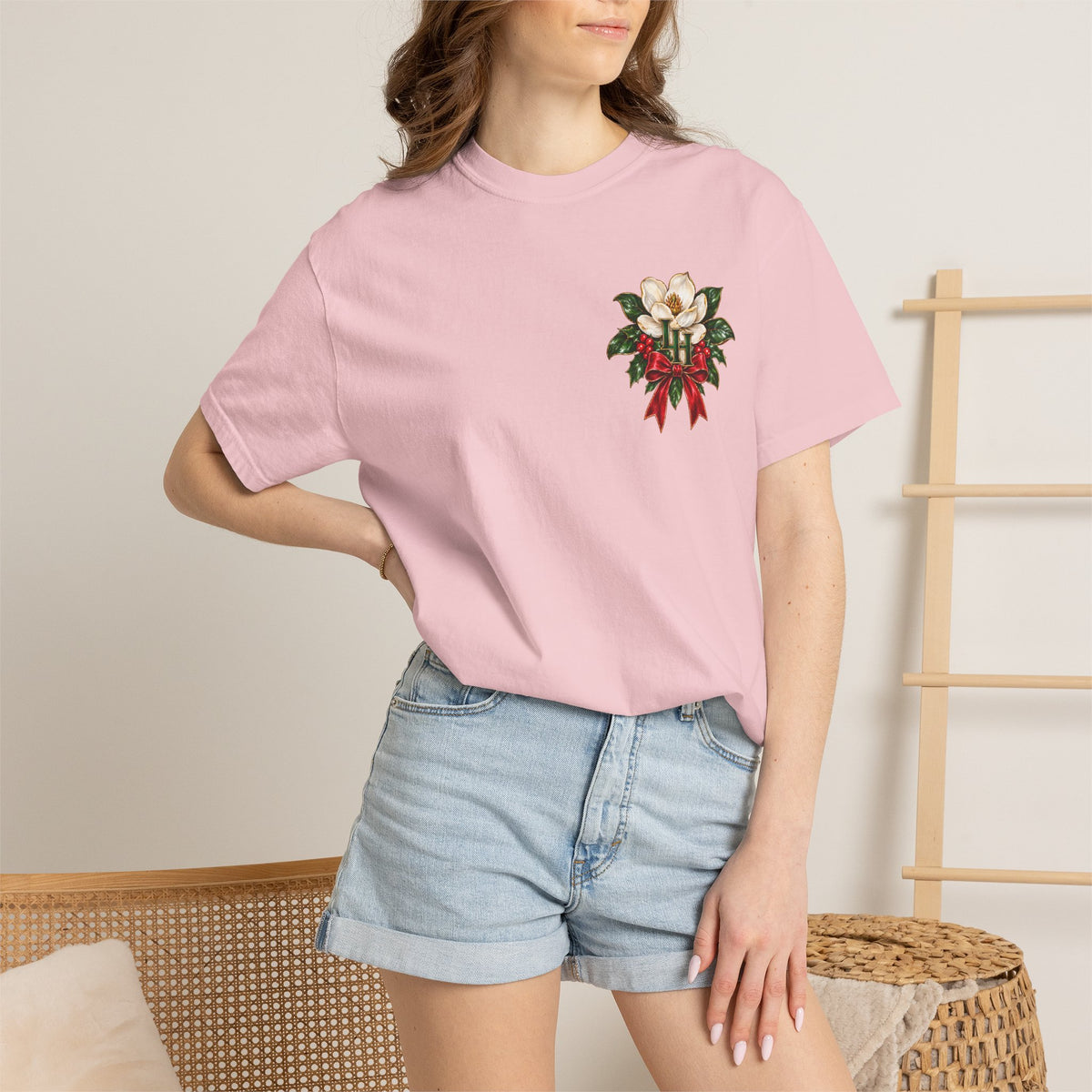 Christmas Magnolia T-Shirt — “A Very Merry Southern Christmas” Holiday Tee
