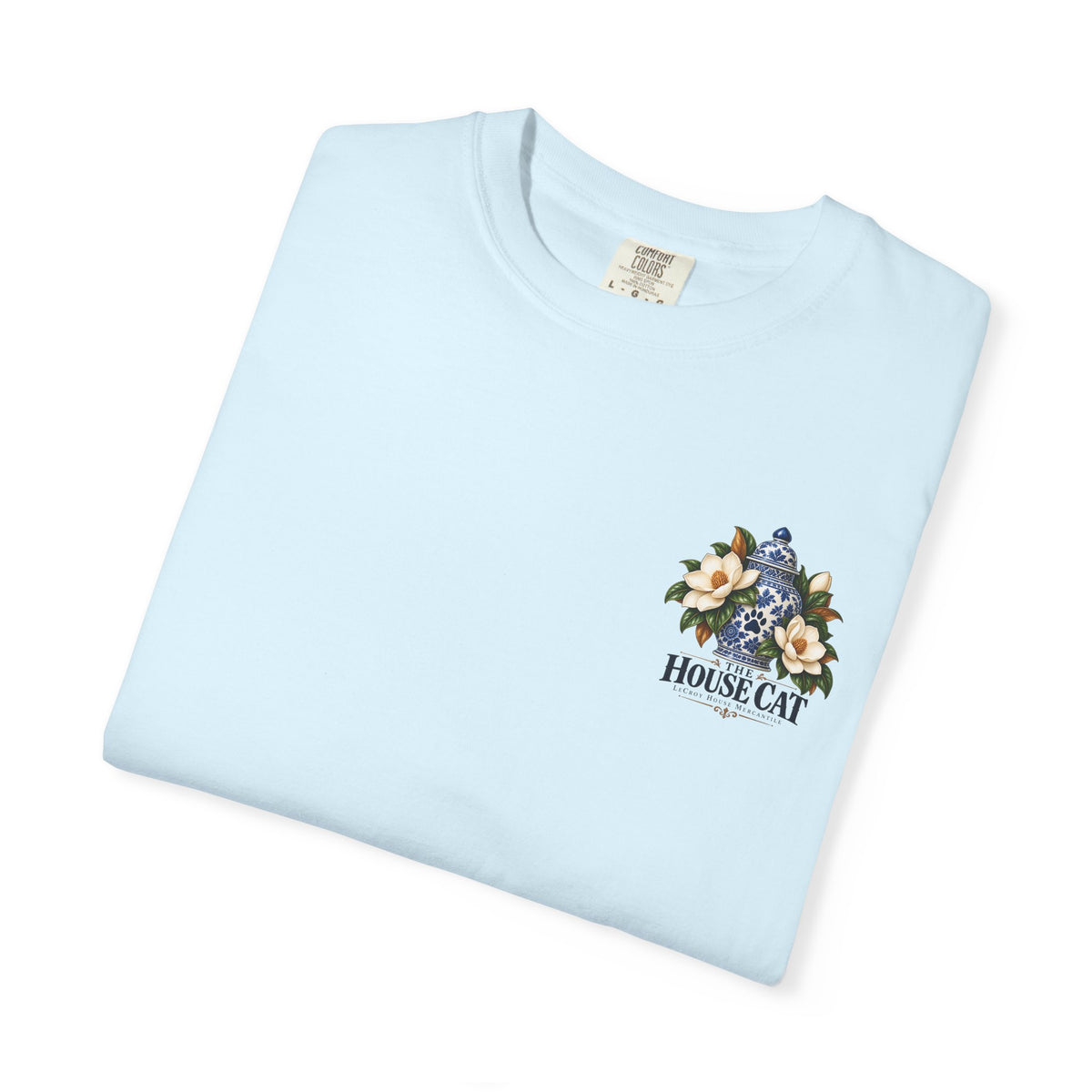 T-Shirt — Cozy Cat Lounge Graphic ("House Cat")