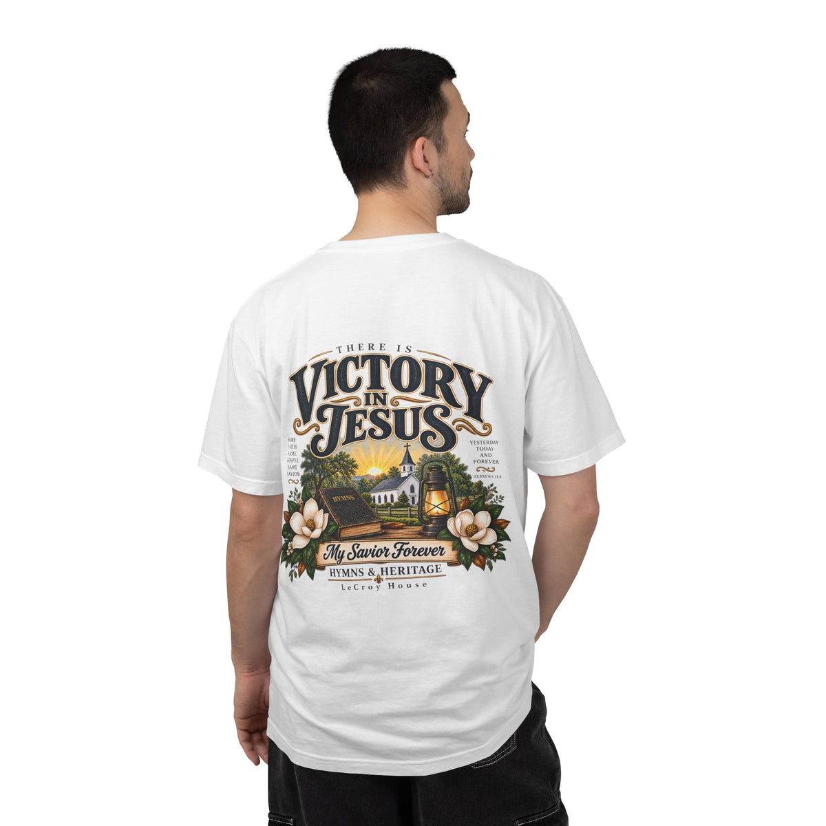 Victory in Jesus T-Shirt — Christian Faith Graphic Tee