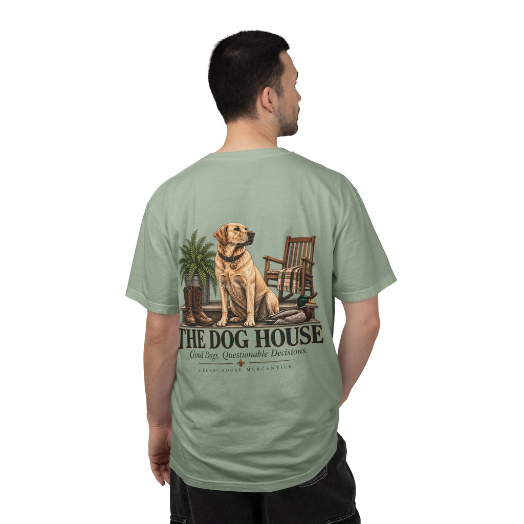 Dog House Graphic T-Shirt — 'The Dog House' Labrador Design