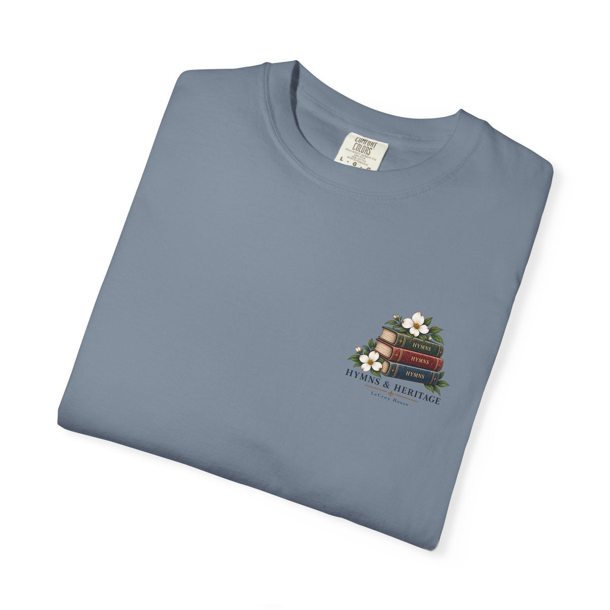 The Old Hymns T-Shirt — Vintage Hymnal Stack Christian Music Tee