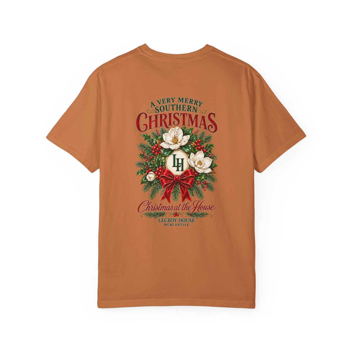Christmas Magnolia T-Shirt — “A Very Merry Southern Christmas” Holiday Tee