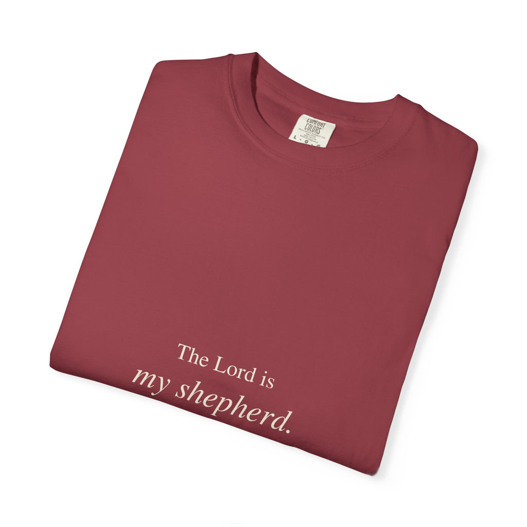 My Shepherd T-Shirt — 'The Lord is my shepherd.' Christian Faith Tee