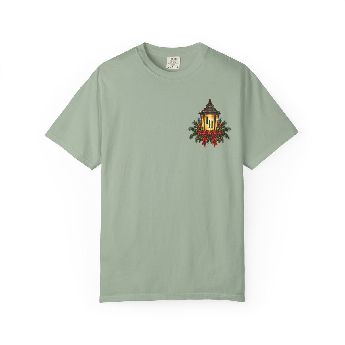 Christmas Porch Lantern T-Shirt — "Santa, We Left the Porch Light On" Holiday Tee