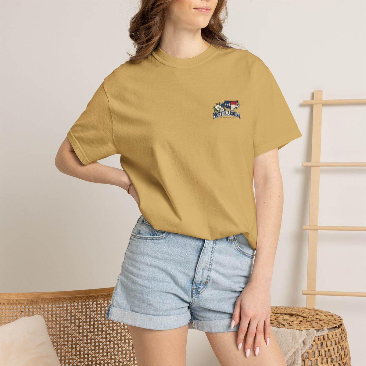 North Carolina State T-Shirt – 'The Tar Heel State' Scenic Tee