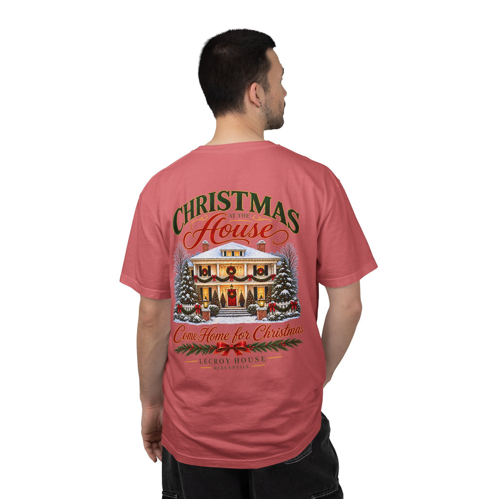 Christmas at the House T-Shirt — “Come Home for Christmas” Holiday Tee