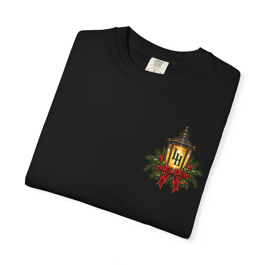 Christmas Porch Lantern T-Shirt — "Santa, We Left the Porch Light On" Holiday Tee