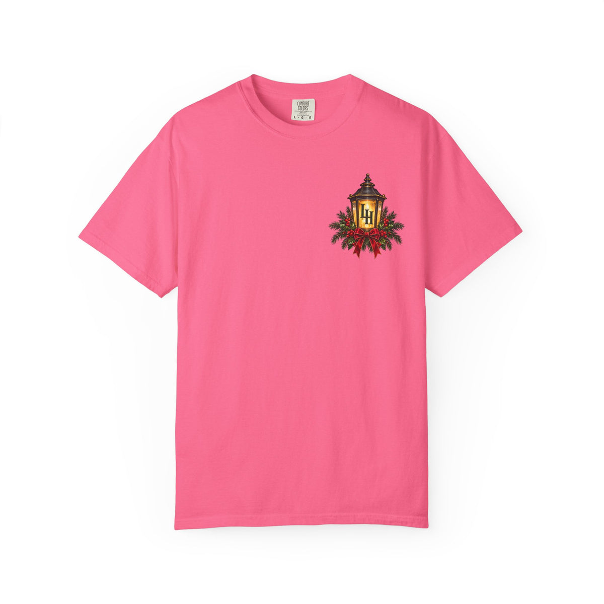 Christmas Porch Lantern T-Shirt — "Santa, We Left the Porch Light On" Holiday Tee