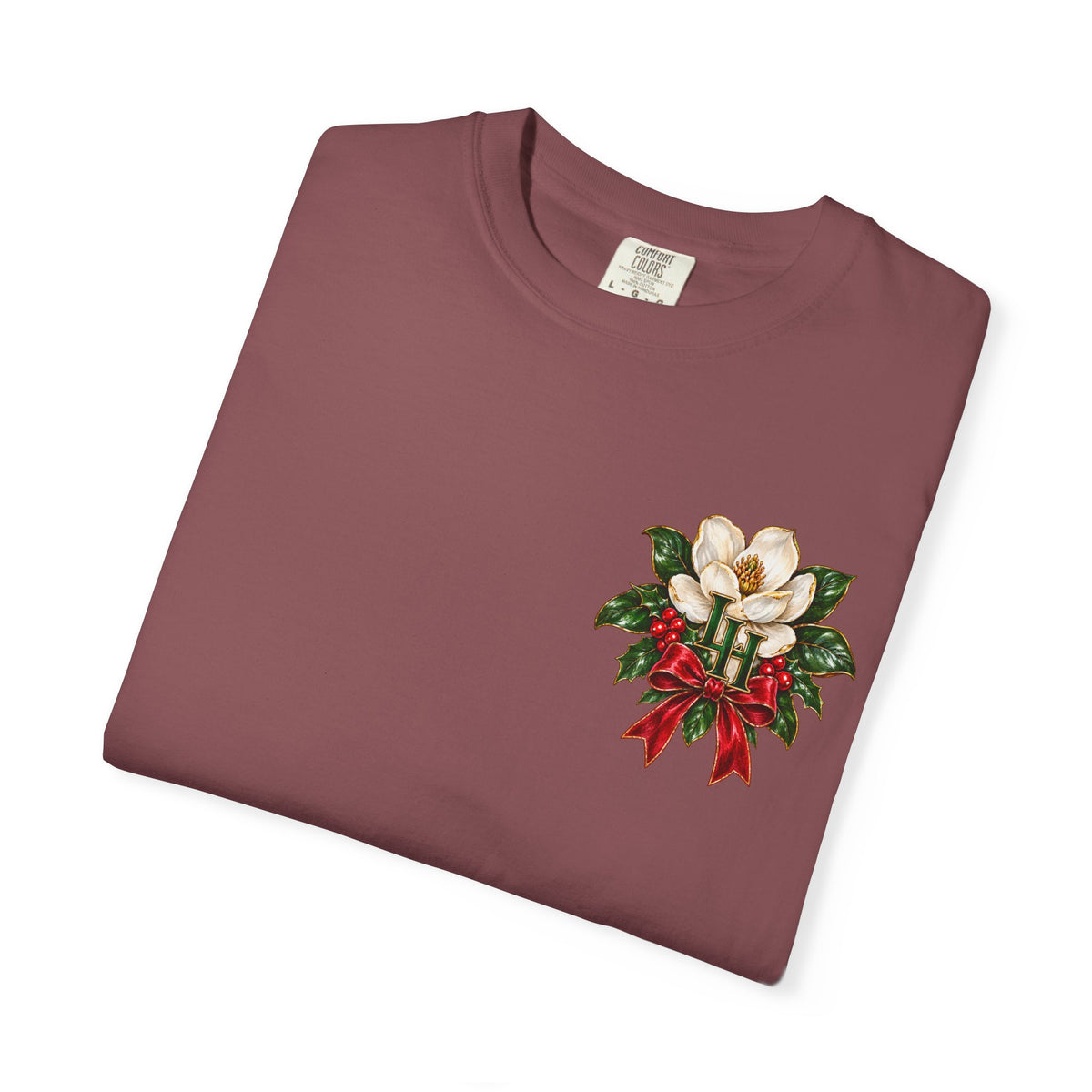 Christmas Magnolia T-Shirt — “A Very Merry Southern Christmas” Holiday Tee