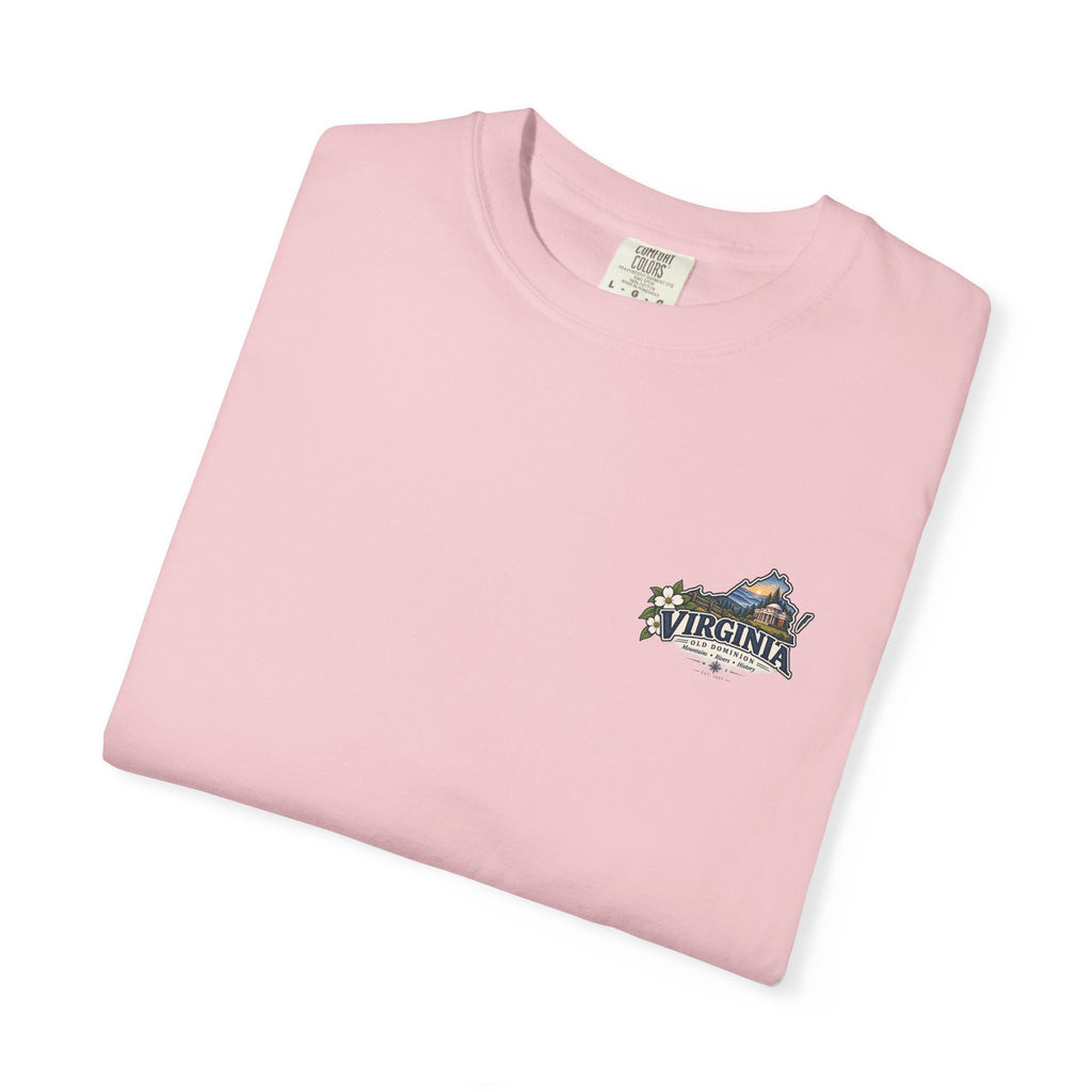 Virginia Scenic T-Shirt — Retro State Pride Design