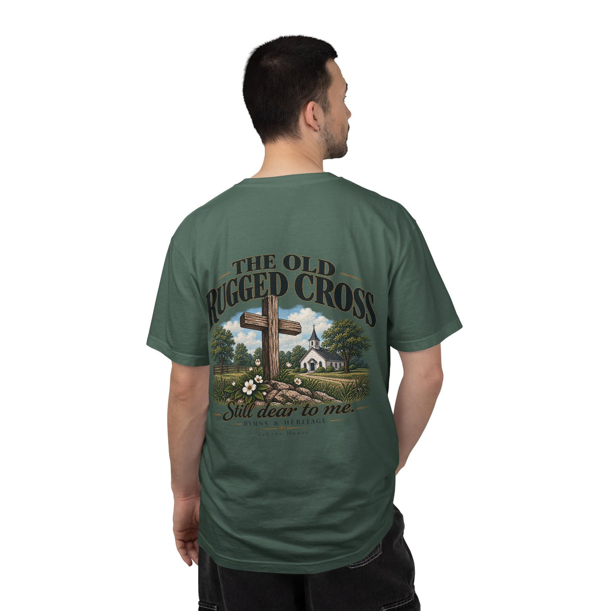 The Old Rugged Cross T-shirt — Christian Cross Graphic Tee
