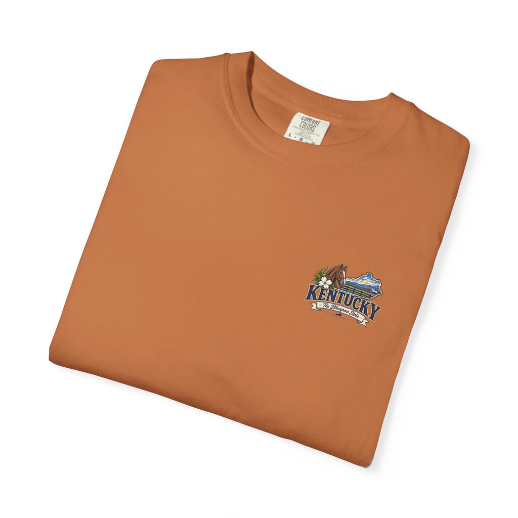 Kentucky Scenic Horseback T-Shirt — The Bluegrass State Graphic Tee