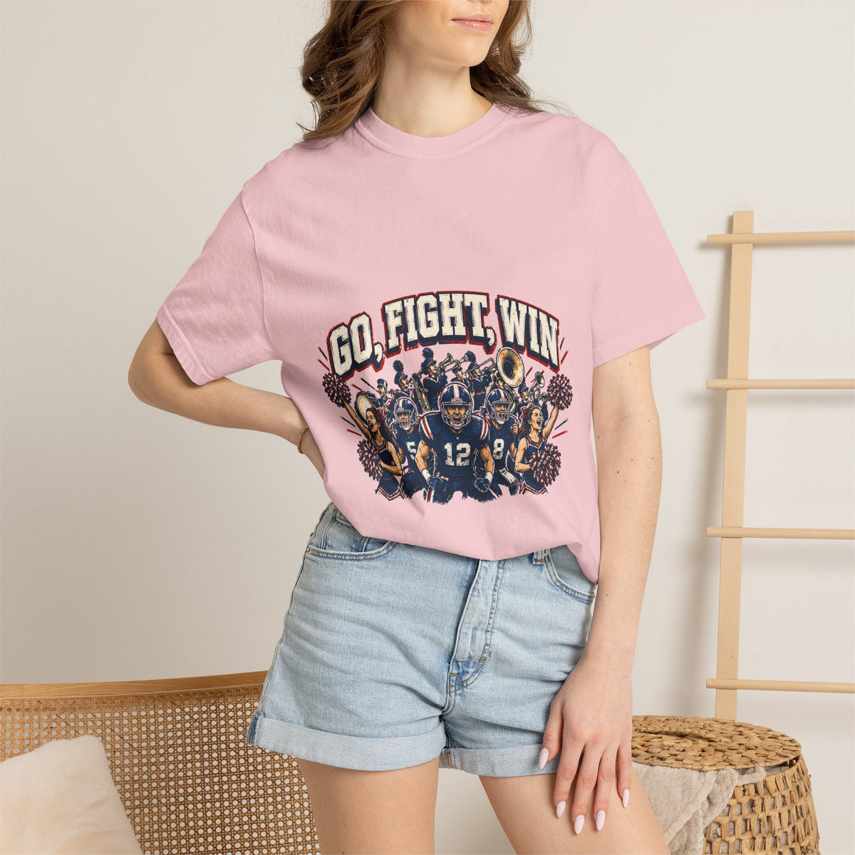 Go Fight Win Football Team T-Shirt