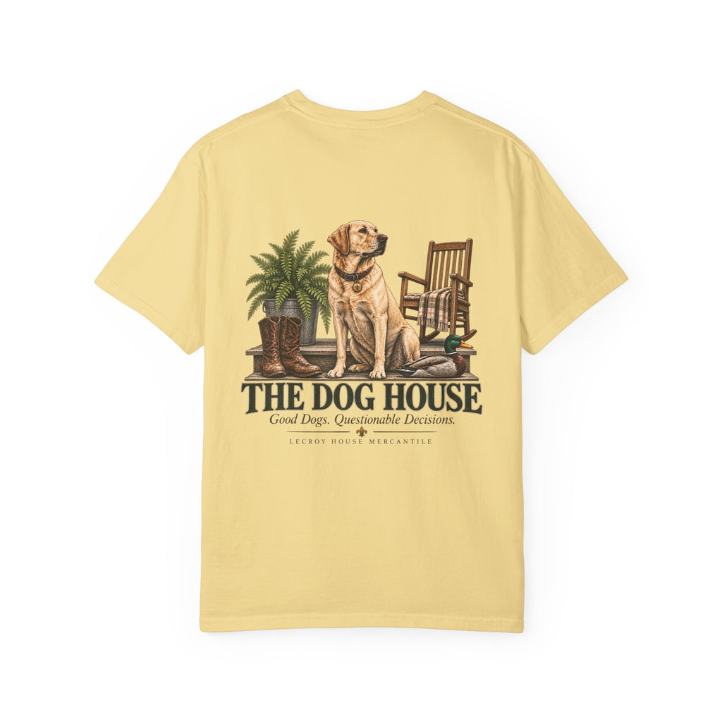 Dog House Graphic T-Shirt — 'The Dog House' Labrador Design