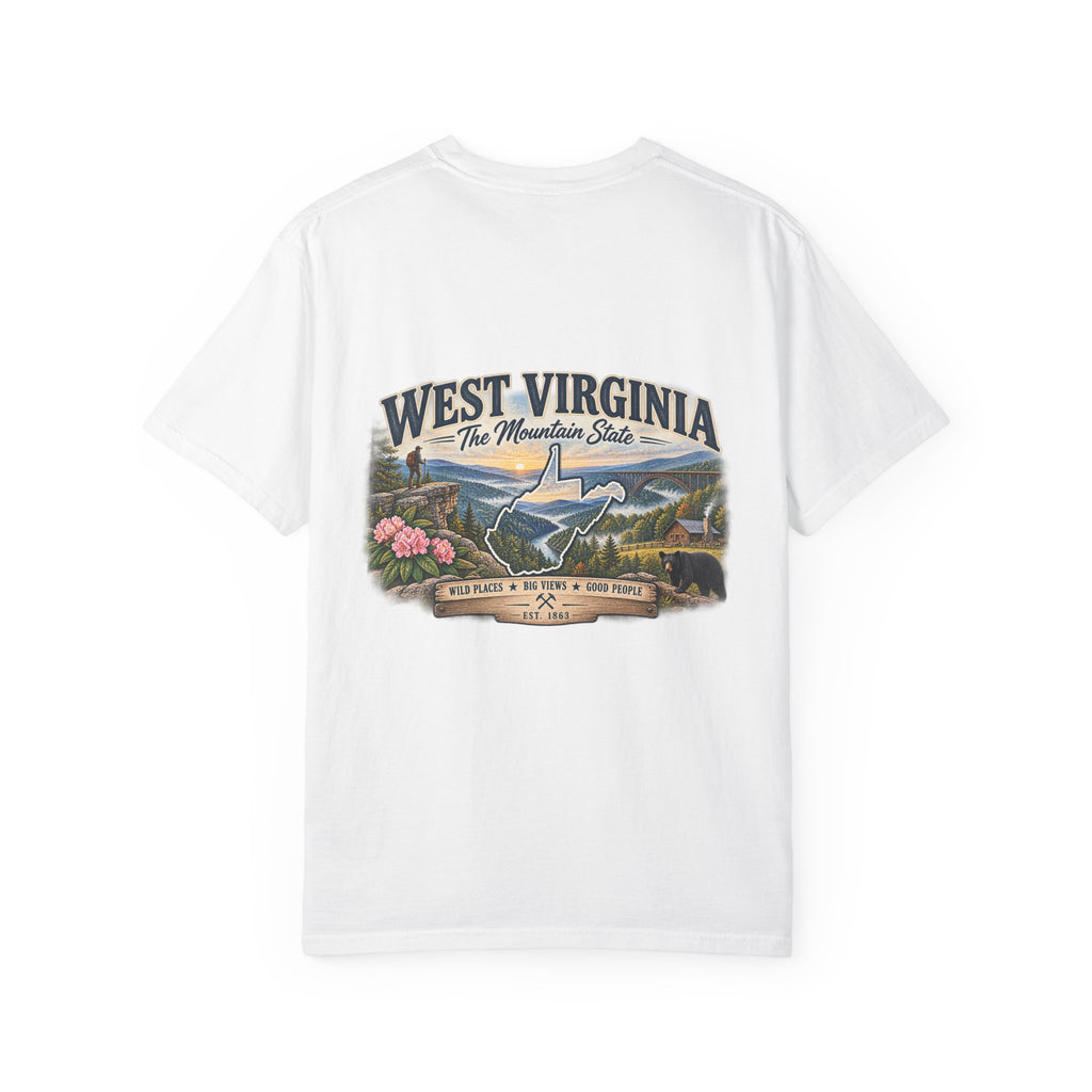 West Virginia Mountain State T-Shirt — Scenic State Pride Tee