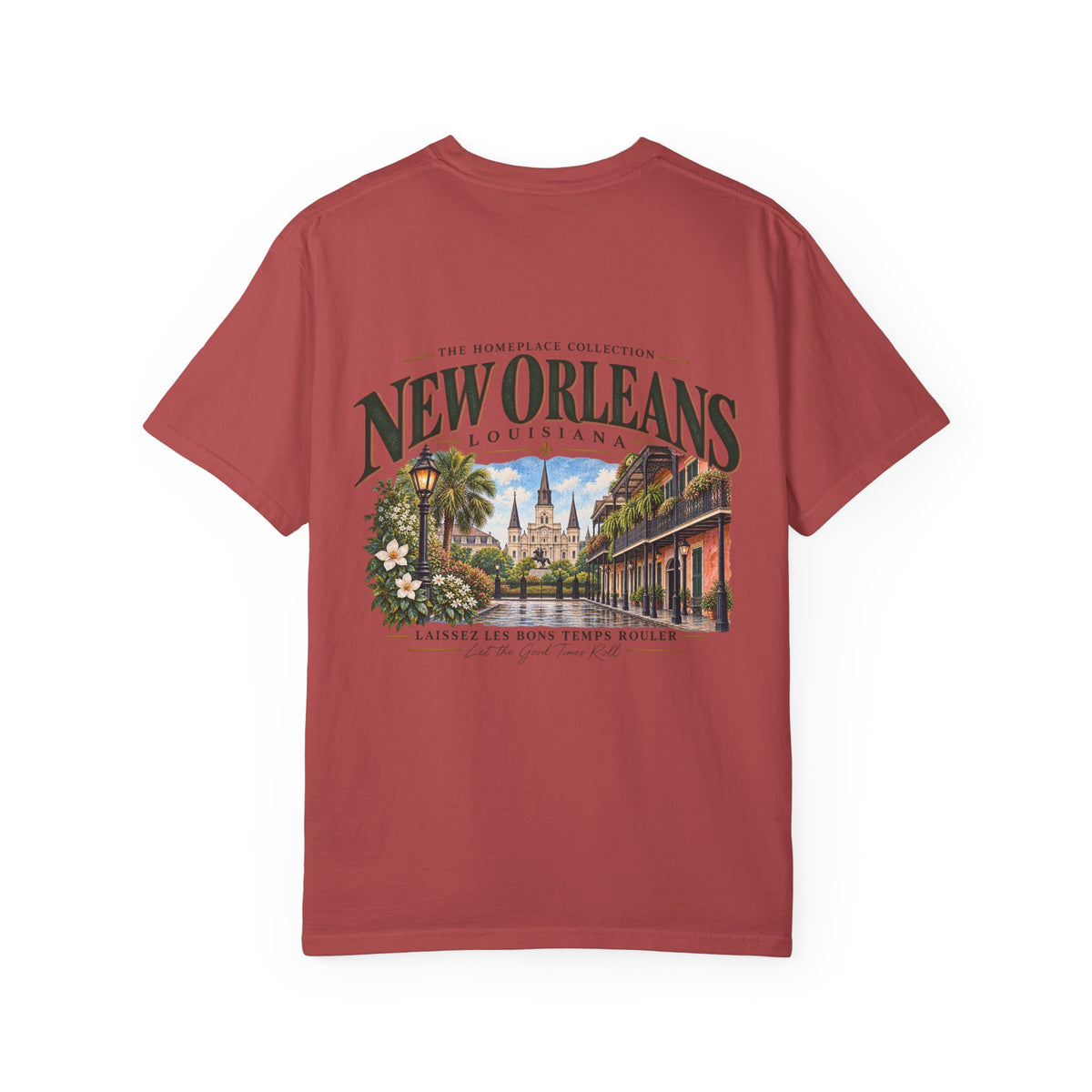 New Orleans T-Shirt - Vintage Cityscape Tee with “New Orleans Louisiana” Design