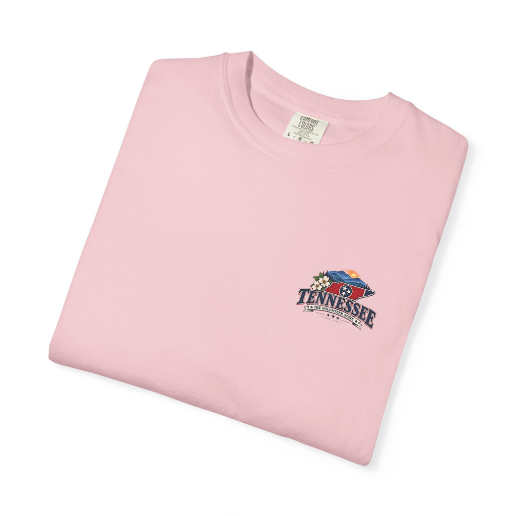 Tennessee Scenic T-Shirt — "Tennessee The Volunteer State" Vintage Travel Tee