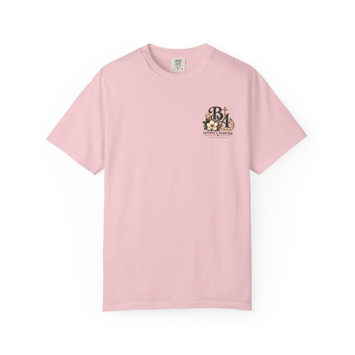 Blessed Assurance T-Shirt — "Jesus Is Mine" Floral Christian Tee