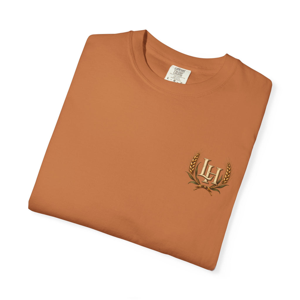 Thanksgiving Harvest T-Shirt — "Gather Close, Give Thanks" Fall Tee
