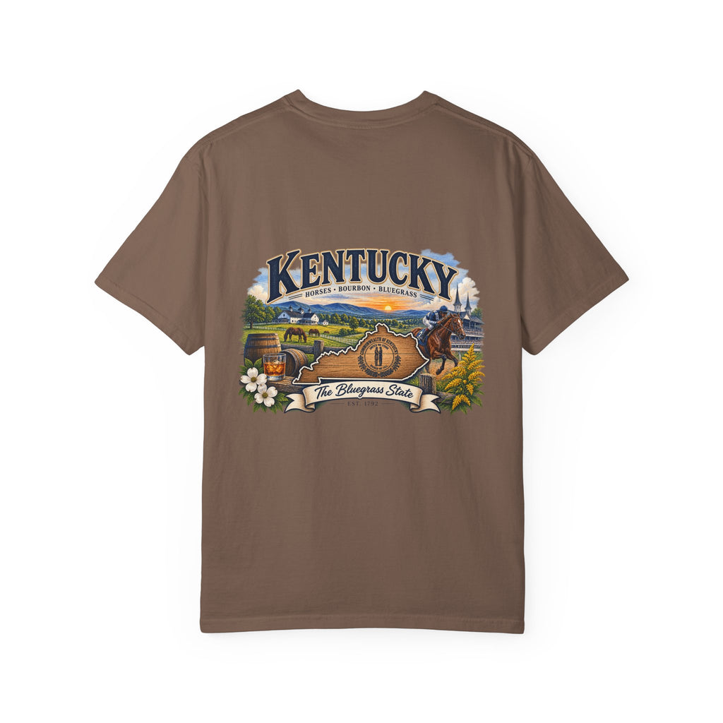 Kentucky Scenic Horseback T-Shirt — The Bluegrass State Graphic Tee