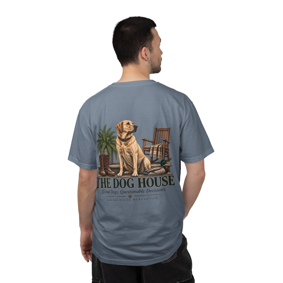 Dog House Graphic T-Shirt — 'The Dog House' Labrador Design