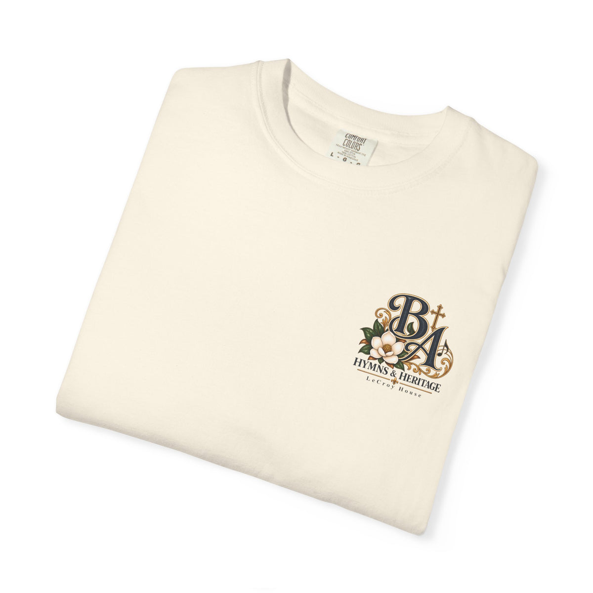 Blessed Assurance T-Shirt — "Jesus Is Mine" Floral Christian Tee