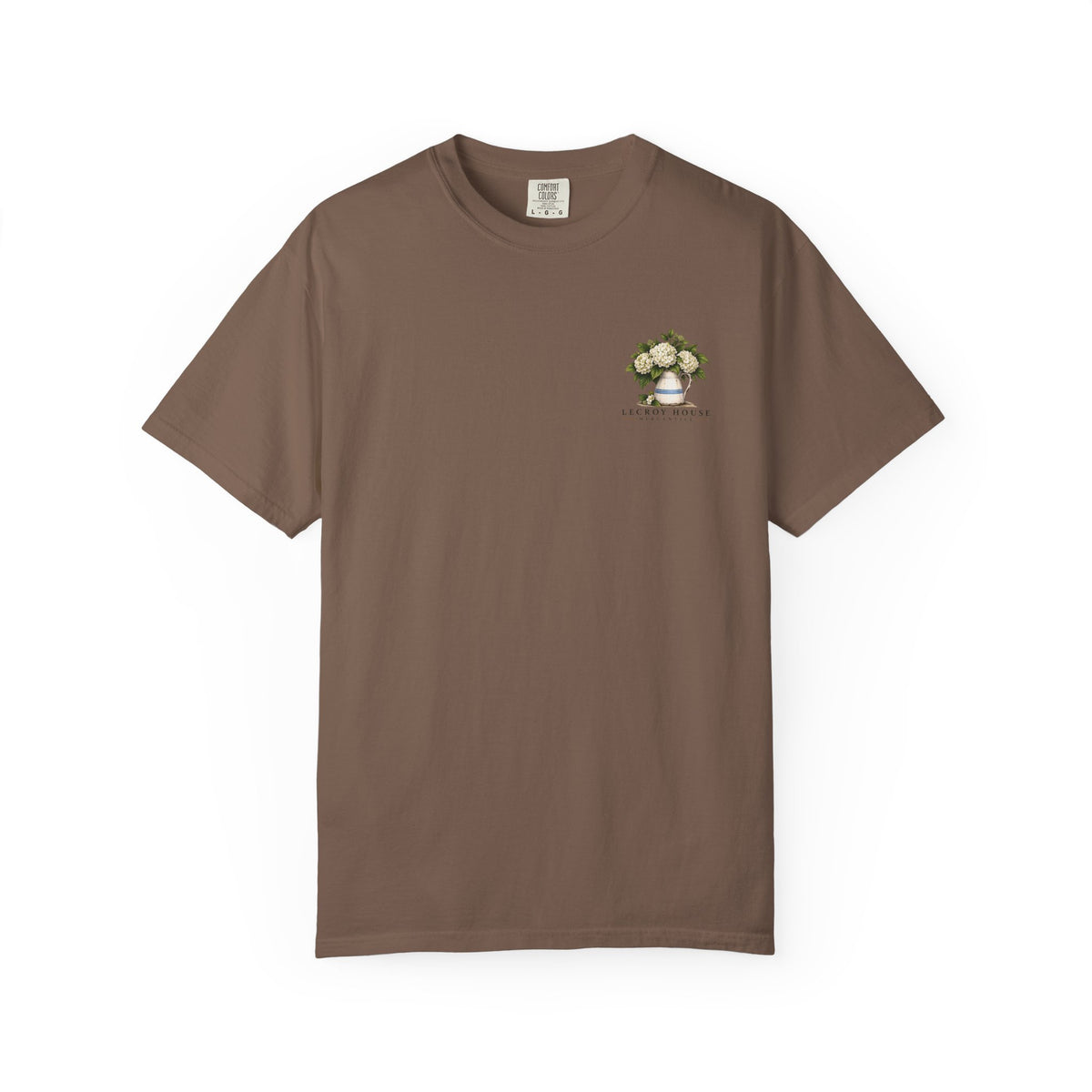 T-Shirt — "Stay For Supper" Scenic Dinner Porch Graphic