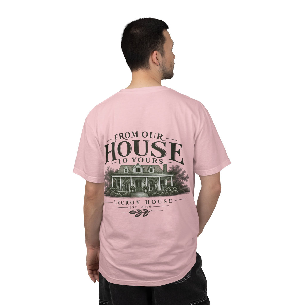House Portrait T‑Shirt — "From Our House to Yours" Graphic Tee