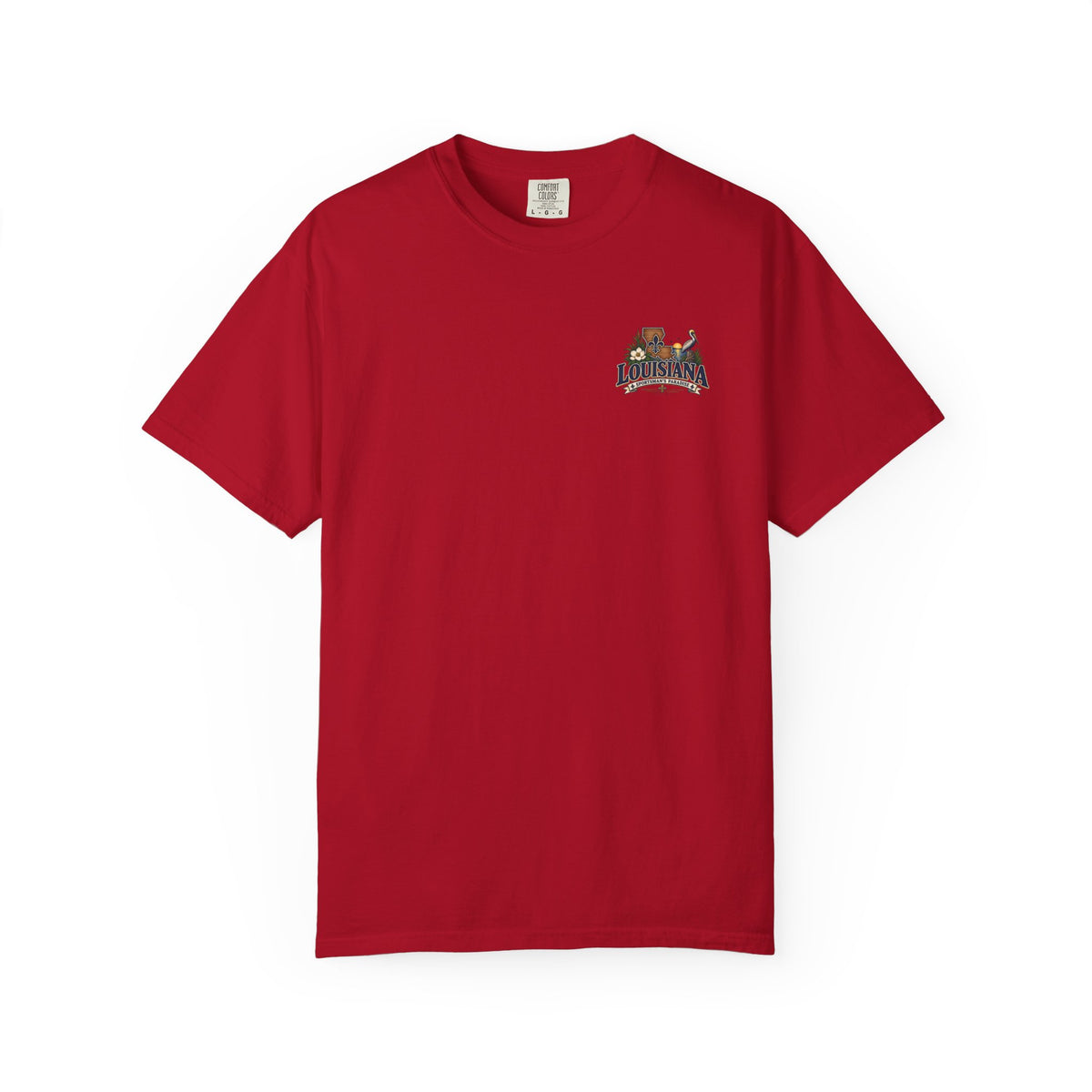 Louisiana Scenic T‑Shirt — State Souvenir Tee (Bayou, Jazz & Cajun Design)