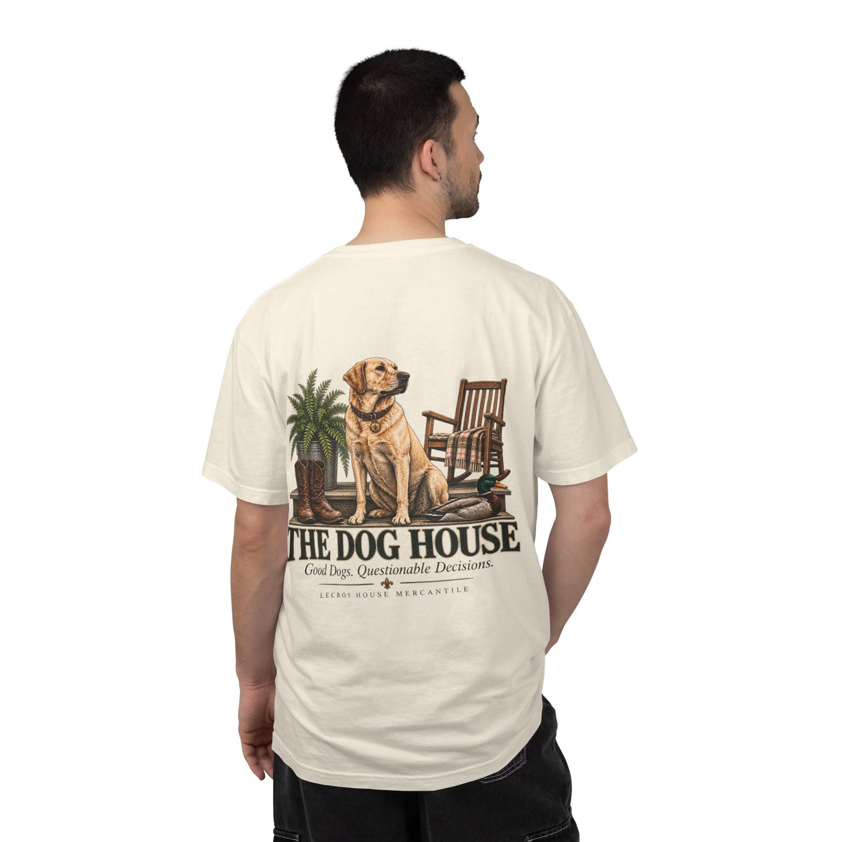 Dog House Graphic T-Shirt — 'The Dog House' Labrador Design