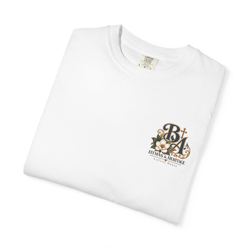 Blessed Assurance T-Shirt — "Jesus Is Mine" Floral Christian Tee