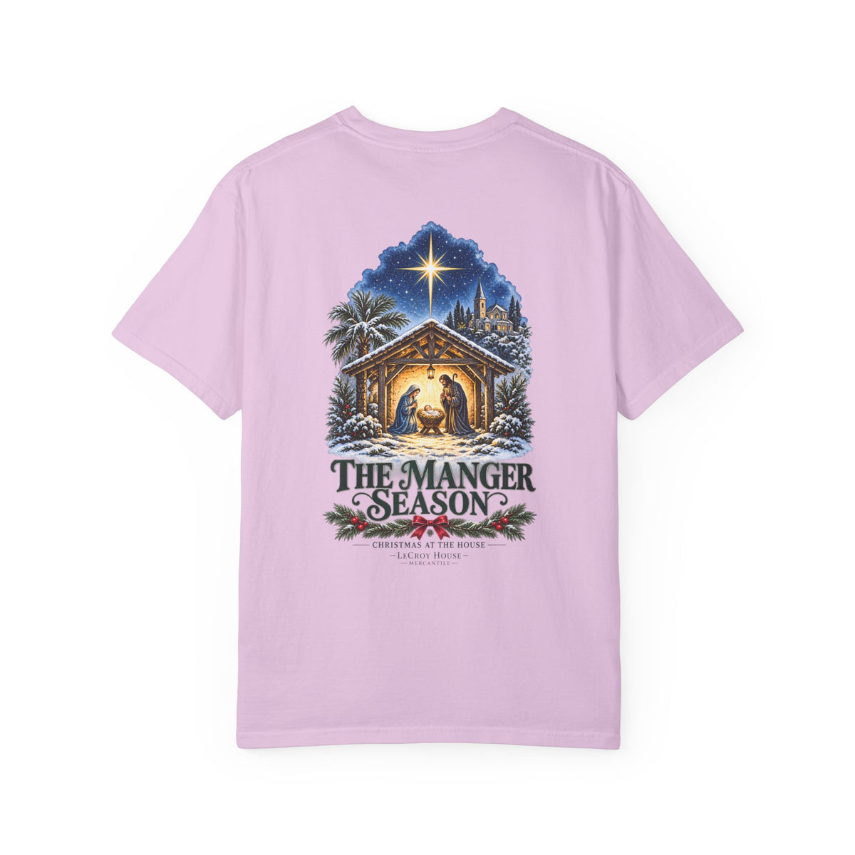 Christmas Nativity T-Shirt — "The Manger Season" Holiday Tee