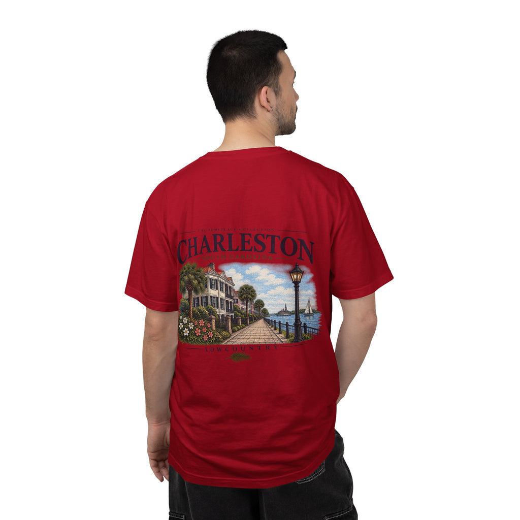 Charleston Lowcountry Graphic T-Shirt — Historic Waterfront Souvenir