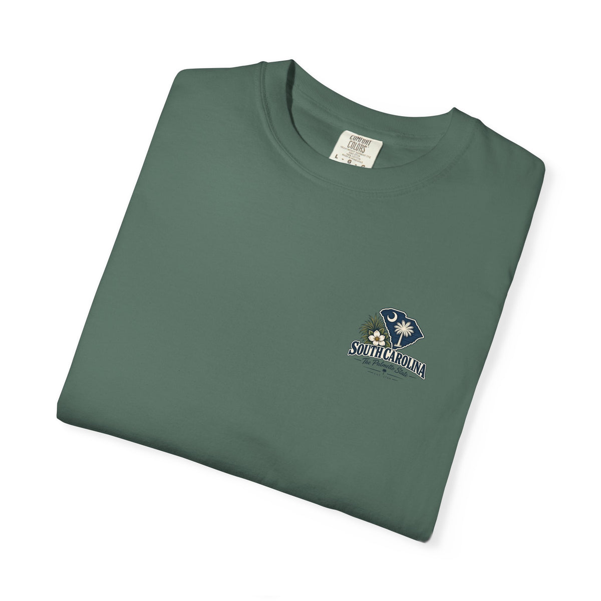 South Carolina Palmetto State T-Shirt — Scenic Beach Sunset Souvenir