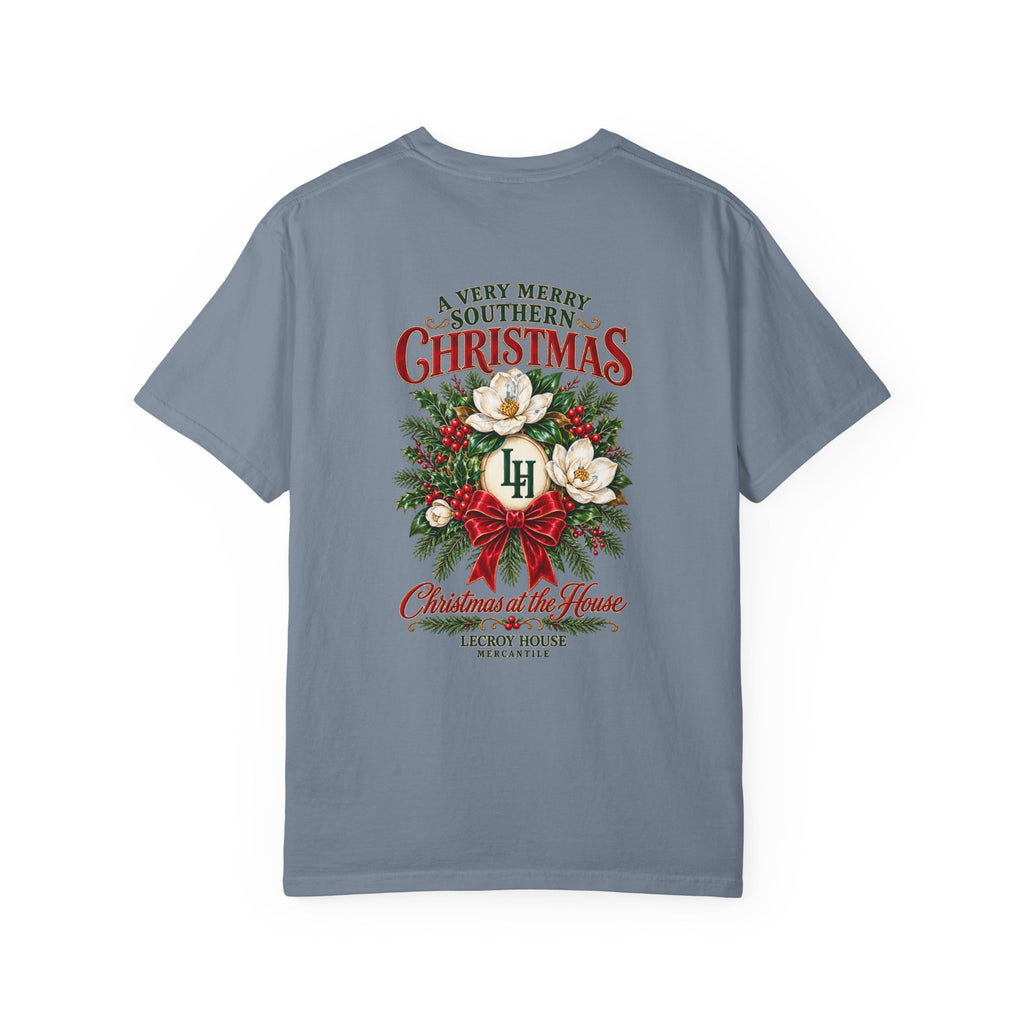 Christmas Magnolia T-Shirt — “A Very Merry Southern Christmas” Holiday Tee